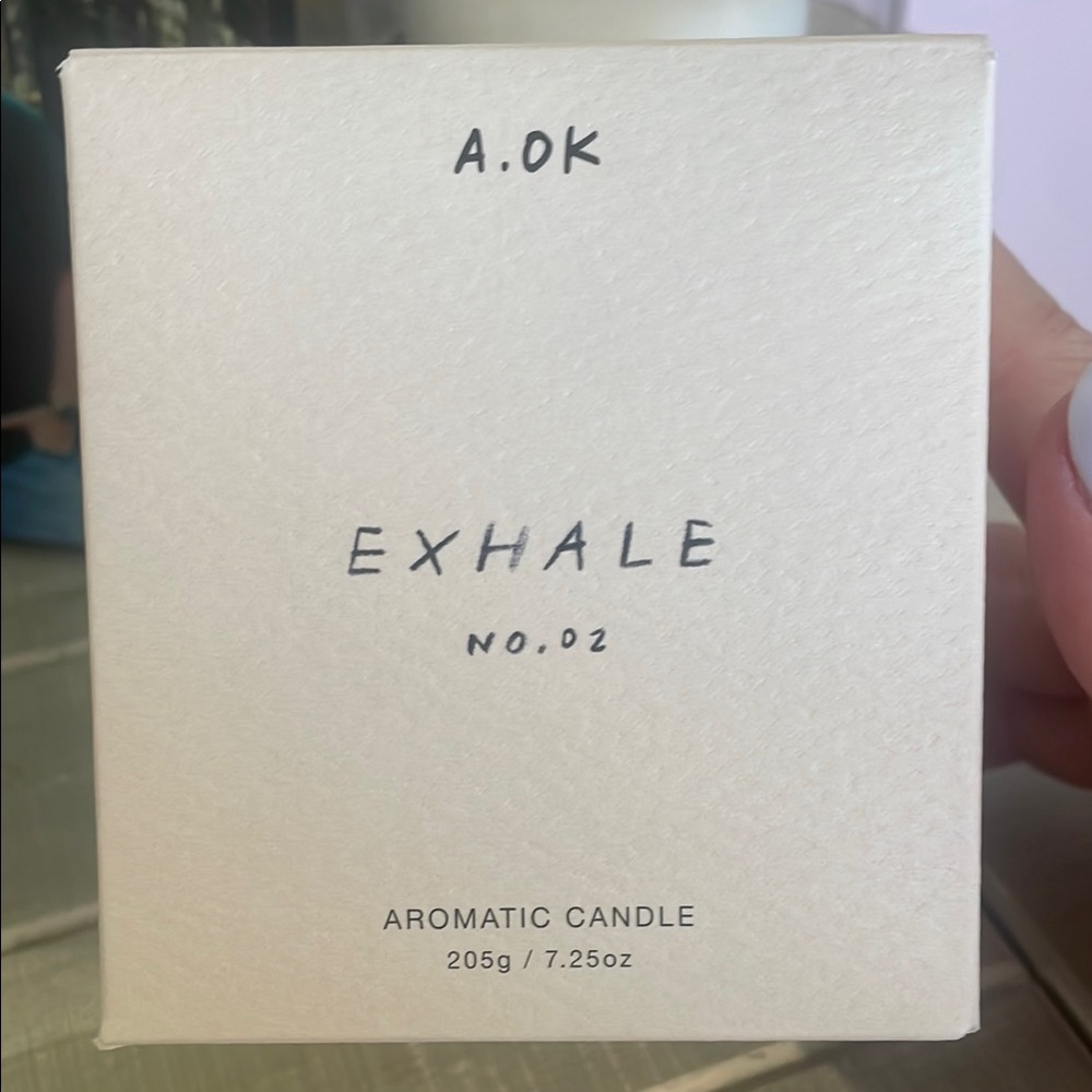 Exhale No.02 aromatic candle